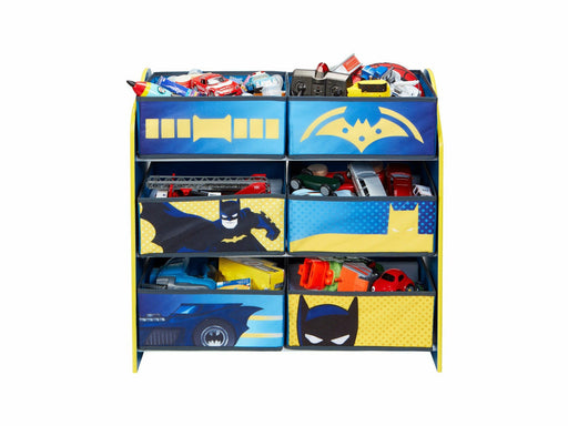 Batman Lasten lelulaatikosto 6 laatikkoa, sininen/keltainen - Huonekalukauppa.net