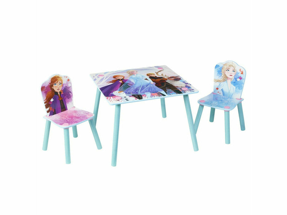 Disney Frozen Lastenpöytä + 2 tuolia - Huonekalukauppa.net